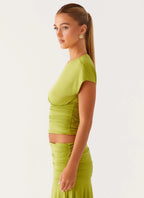 Liana Ruched Maxi Set